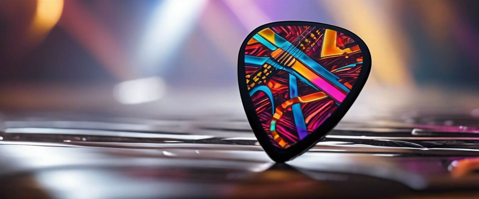 Acrylic guitar pick