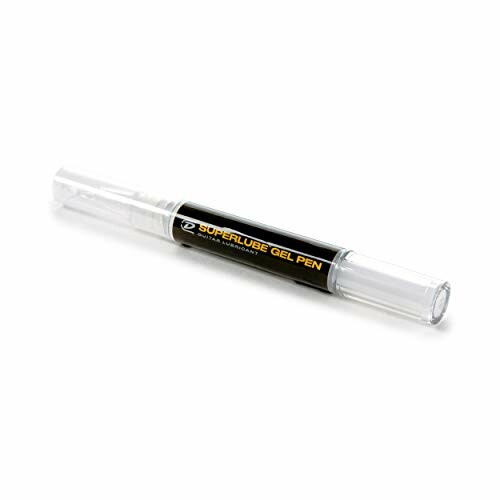 Superlube gel pen with a clear cap